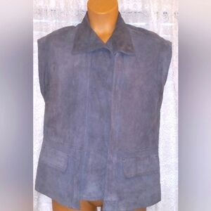 Vince 100% lamb leather vest size large